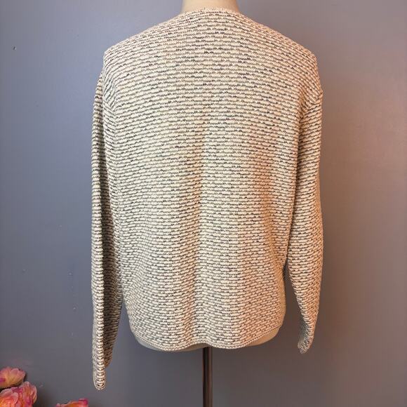 Vintage Reba Rose 100% Cotton Button Up Cardigan Long Sleeve Womens Large - Picture 3 of 9